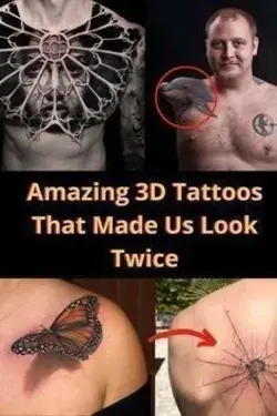 Amazing 3D Tattoos That Made Us Look Twice