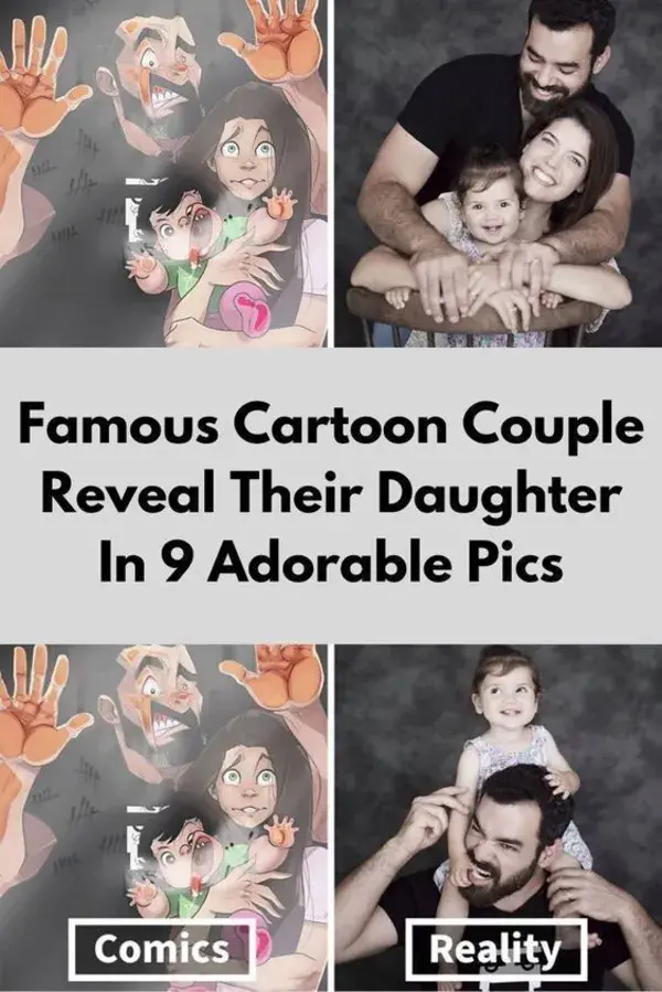 Famous Cartoon Couple Reveal Their Daughter In 9 Adorable Pics