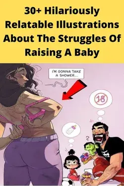 30+ Hilariously Relatable Illustrations About The Struggles Of Raising A Baby