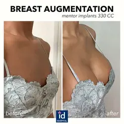 before and after breast implants