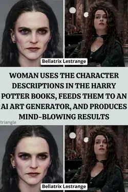 Woman Uses The Character Descriptions In The Harry Potter Books, Feeds Them To An AI Art Generator,