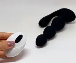 Vibrador Anal Duplo sem Fio Butt Preto - Désir