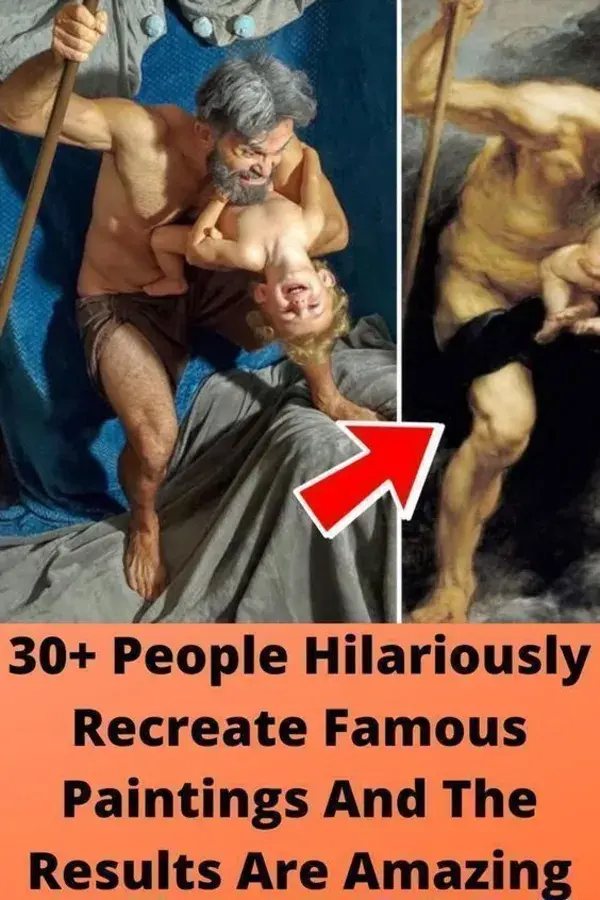 30+ People Hilariously Recreate Famous Paintings And The Results Are Amazing