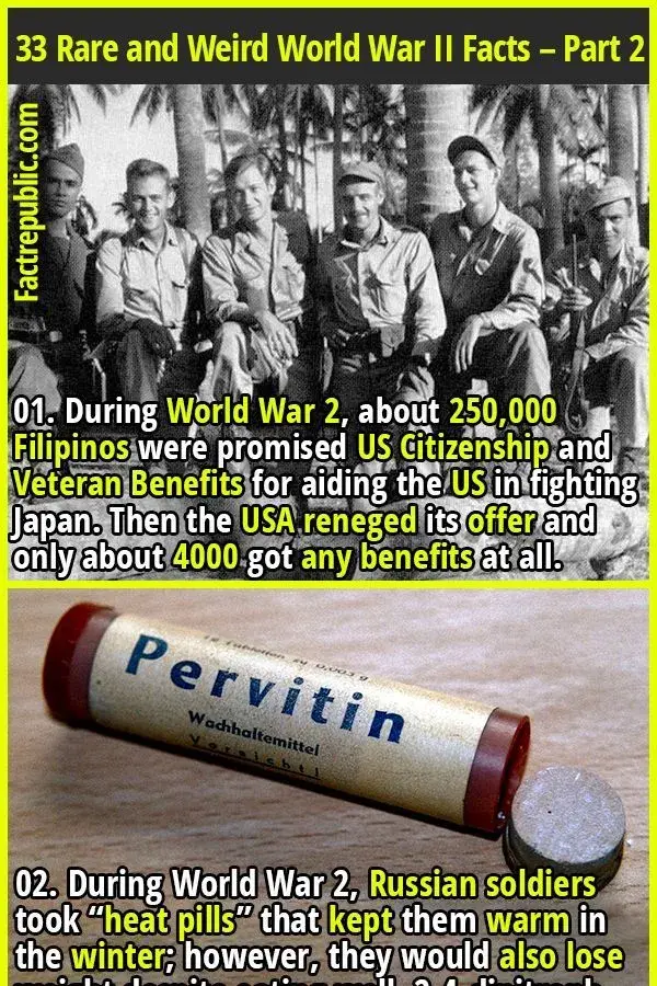 33 Rare and Weird World War II Facts – Part 2