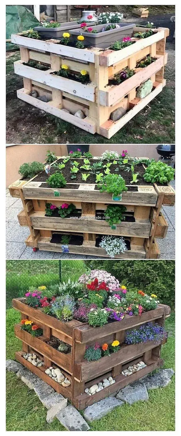 pallet garden planter