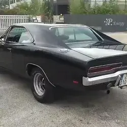 dodge charger on the road!