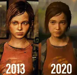 Ellie transformação gráfica 