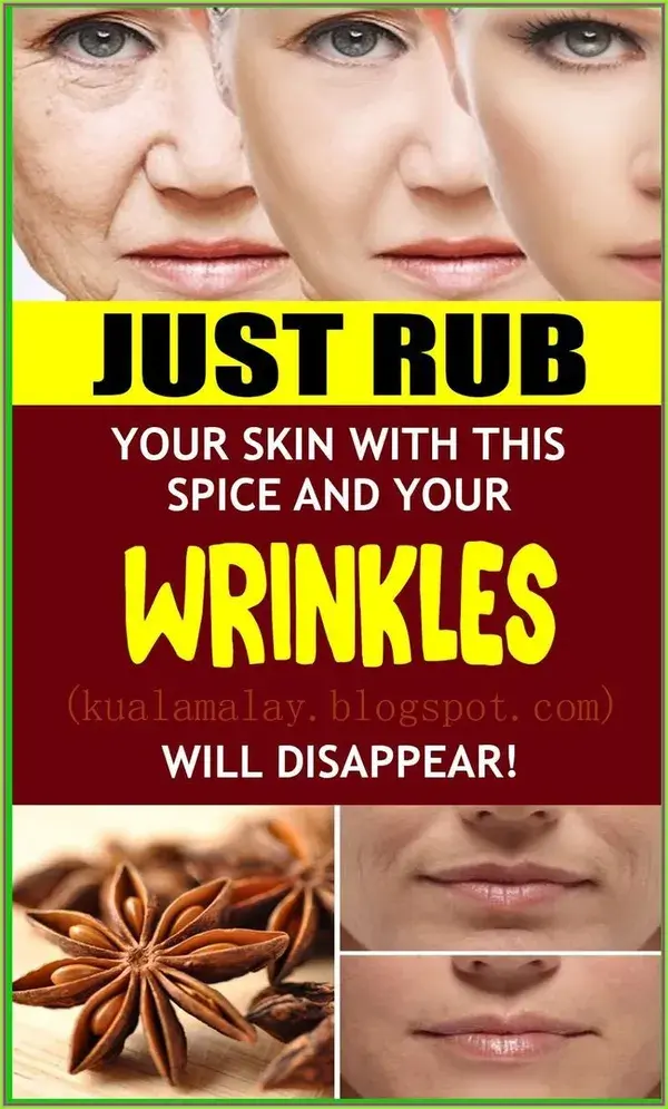 Just Rub Your Skin With This Spice And The Wrinkles Will Disappear!