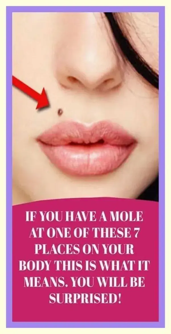 If You Have A Mole At One Of These 7 Places On Your Body, You Will Be Surprised What It Means!