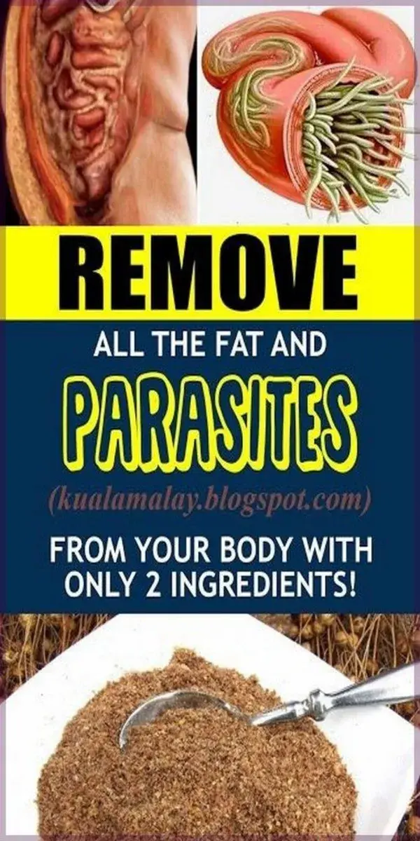 Remove All the FAT and PARASITES from Your Body With Only 2 Ingredients!