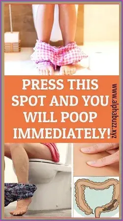 Press This Spot And You Will Poop Immediately!!