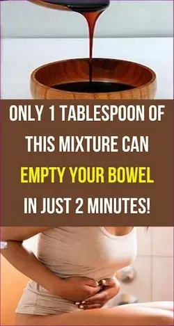 Only 1 Tablespoon Of This Mixture Can Empty Your Bowel In Just 2 Minutes!