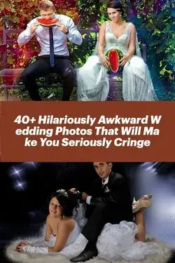 40+ Hilariously Awkward Wedding Photos That Will Make You Seriously Cringe