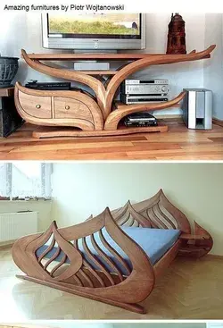 home decor wooden bed frame | bedroom inspiration | bedroom interior design | wood bed frame