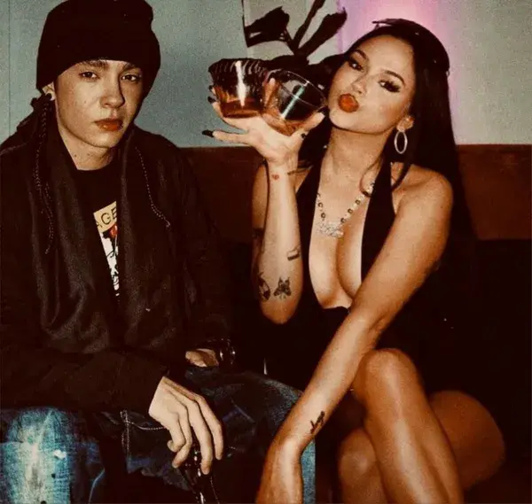 Tom Kaulitz and Maggie Lindemann..