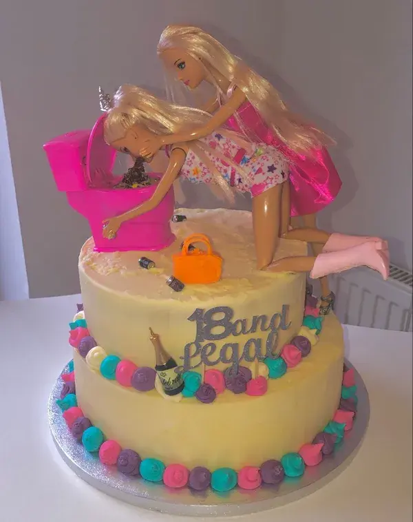 barbie cake