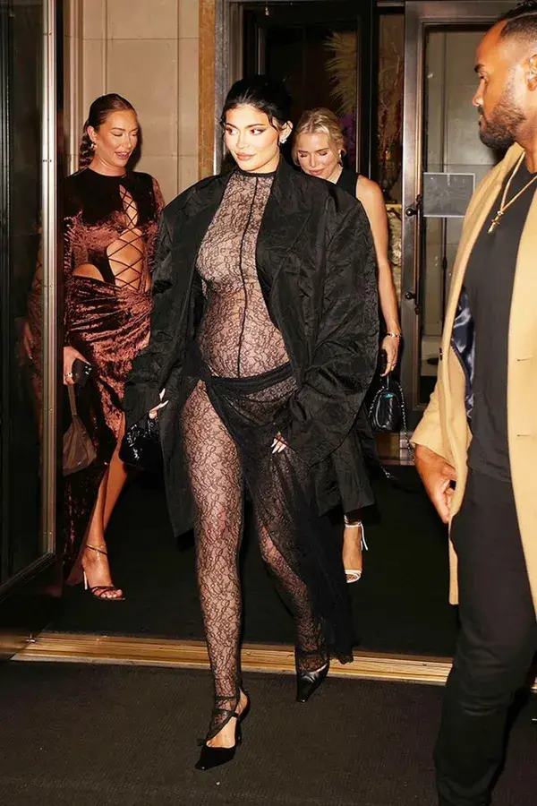 Kylie Jenner In Sheer Outfits