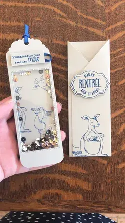 Marque-page shaker animaux, Stampin’ Up!