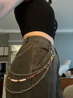 Good vibes waist chain