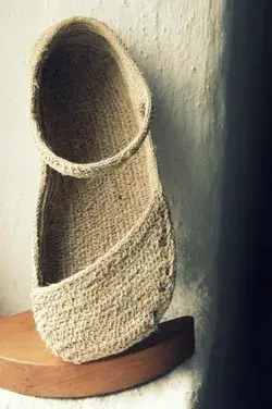 Hemp rope shoes