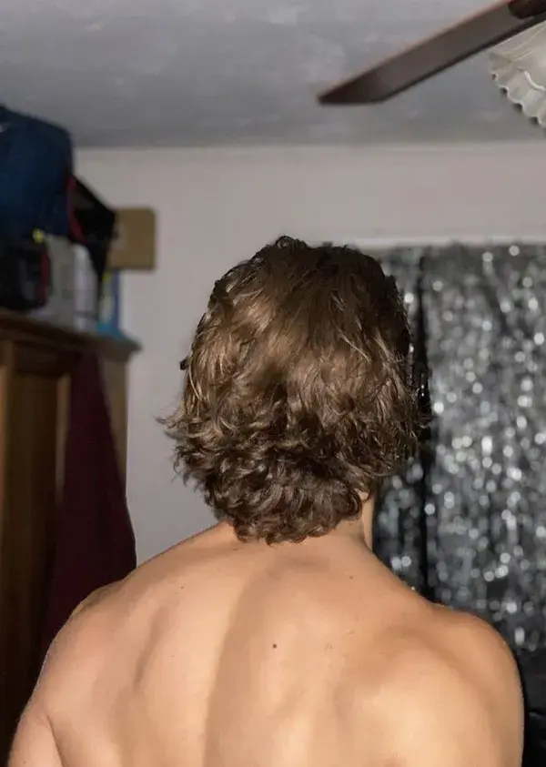 Medium male hair