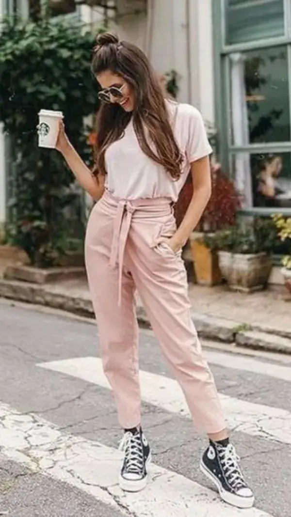 Casual Street Style:Casual outfit idea for women, for girls