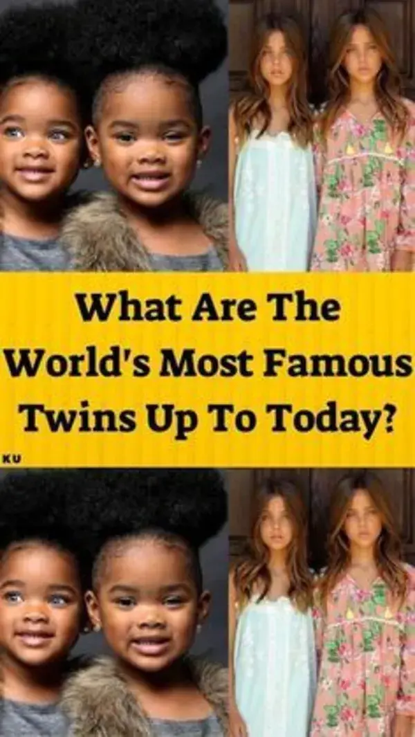 What Are The World's Most Famous Twins Up To Today?