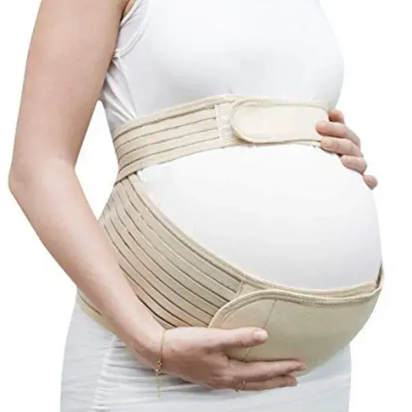 MamaSnug Pregnancy Support Belt Maternity Belly Band – for Back/Pelvic/SI/SPD/PGP Pain (Medium)