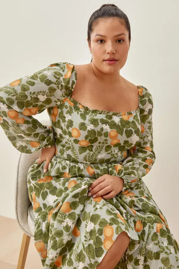 Beach Wedding Guest Dresses: Whimsical Reformation Citrus Dress