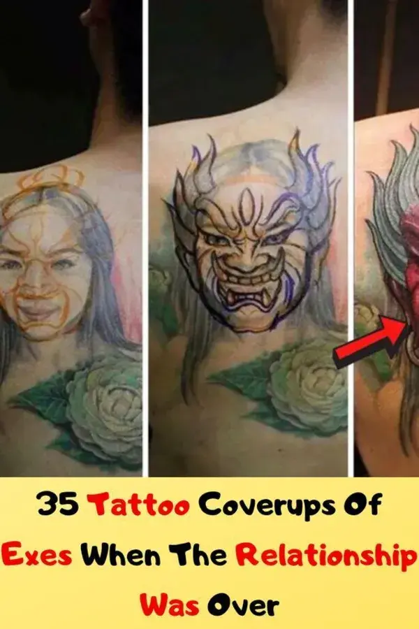 35 Tattoo Coverups Of Exes When The Relationship Was Over 