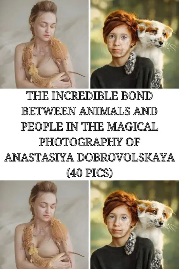 The Incredible Bond Between Animals And People In The Magical Photography Of Anastasiya Dobrovolskay