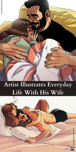 Artist Illustrates Everyday Life With His Wife (21 New Comics)