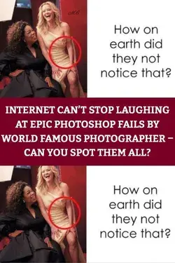 Internet Can’t Stop Laughing At Epic Photoshop Fails By World Famous Photographer – Can You Spot The