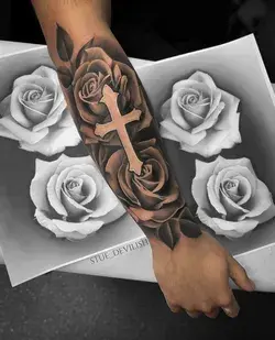 "Symbolic Statements: Inspiring Forearm Tattoo Designs for Men with Purpose"