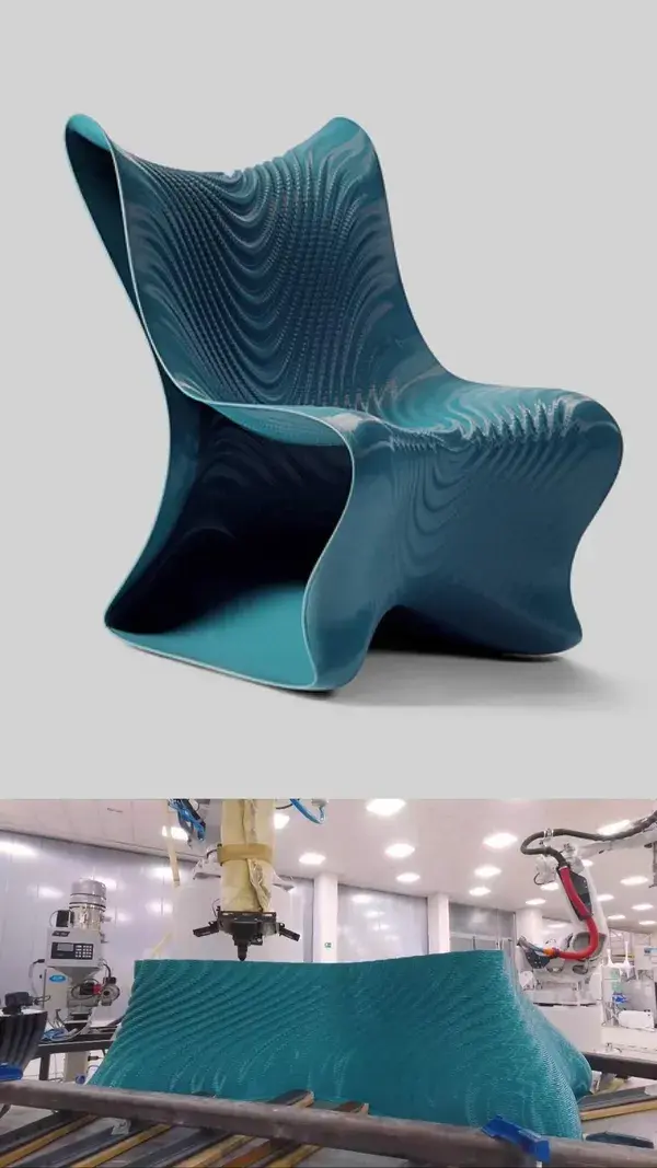 Mawj 3D Printed Chair designed by MEAN* (Middle East Architecture Network)