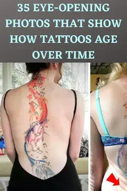 Eye-opening photos that show how tattoos age over time