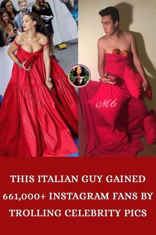This Italian Guy Gained 661,000+ Instagram Fans By Trolling Celebrity Pics