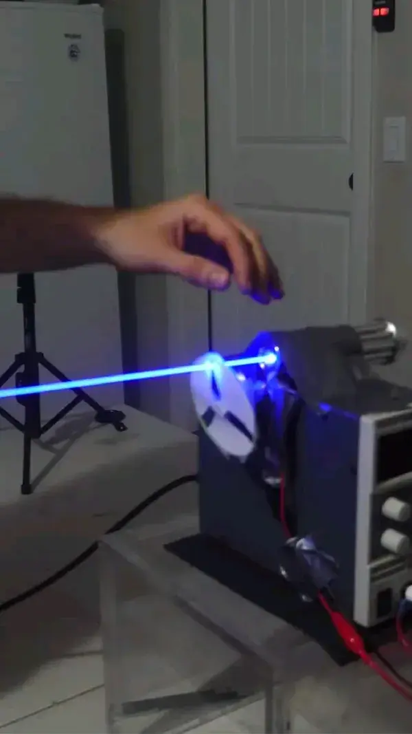 Homemade laser blaster