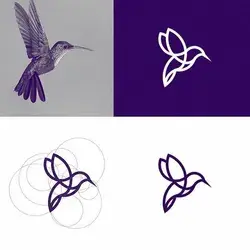 Flat logo design