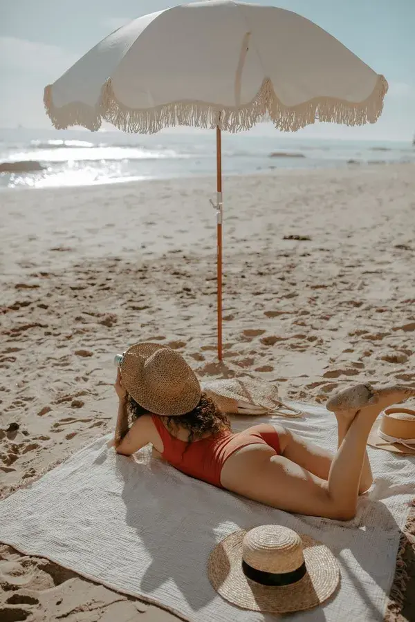 EvieSwim - Sustainable Active Swimwear - The El Matador One Piece - Beach Photoshoot