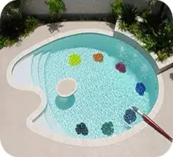 Artist swimming pool