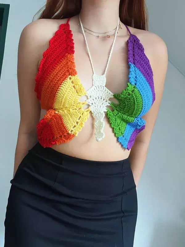Top 35 crochet fancy butterfly 🦋 top