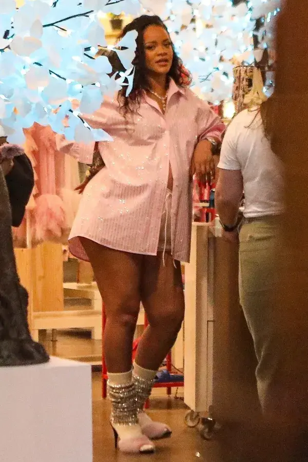 March 25, 2022: Rihanna shops for baby clothes at Couture Kids, Hollywood