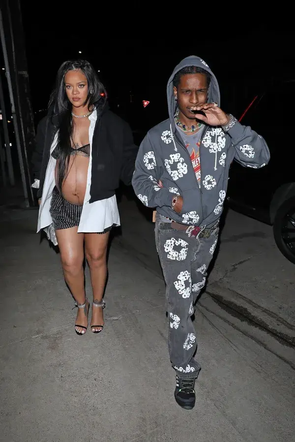 April 23, 2022: Rihanna and Asap out in LA