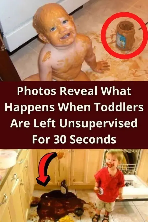 Photos Reveal What Happens When Toddlers Are Left Unsupervised For 30 Seconds