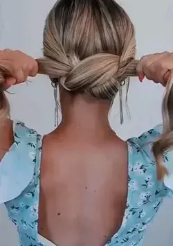 Stylish flower bun hairstyle ideas | Summer hairstyle