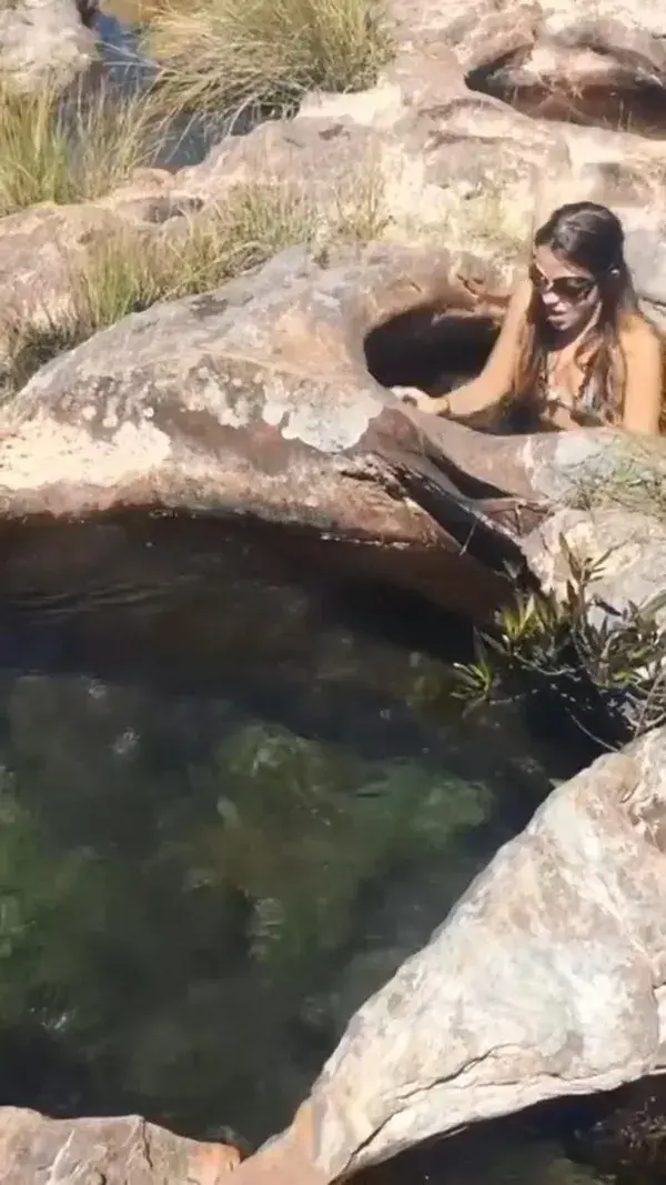 Natural pools in Brazil 😍