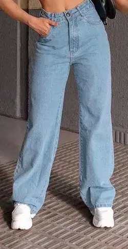 Calça Wide Lag jeans
