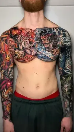 Anime tattoos - by dave.vero.ink