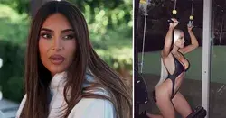 Kim Kardashian’s workout look is entirely impractical but a thirst trap goldmine